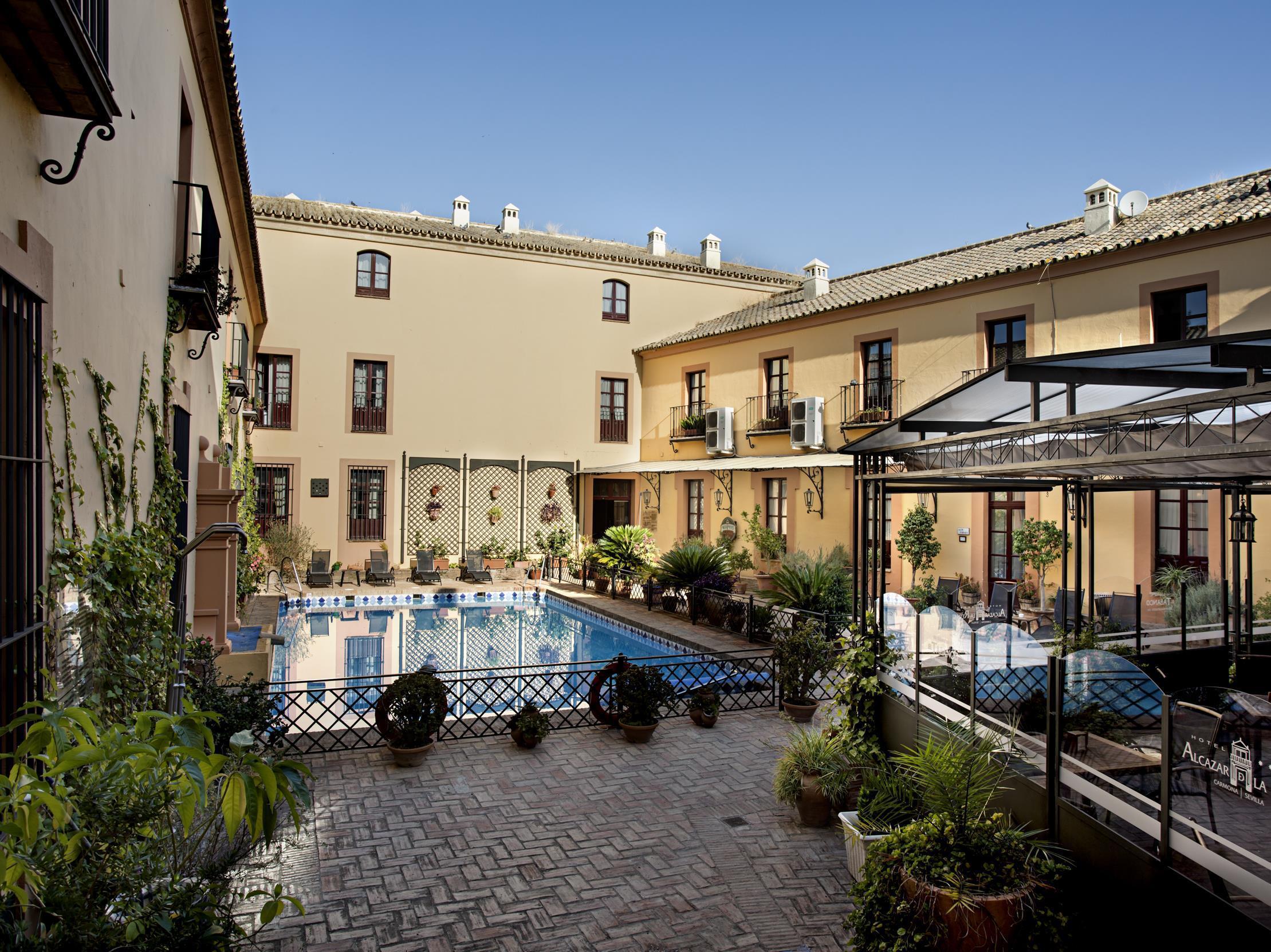 Hotel Alcazar De La Reina Carmona  Dış mekan fotoğraf